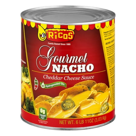 Rico's Gourmet Nacho Cheese Sauce, 107 Oz (The Best Cheese Sauce)