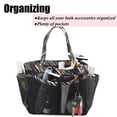 thumbnail image 3 of WEHUSE Portable Shower Caddy for College Dorm, Large Black Mesh Shower Bag with Hook, 7 Pocket Bathroom Tote, 3 of 8