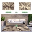 thumbnail image 2 of DEORAB 5'x8' Outdoor Rugs Patio Waterproof Outside Mat Reversible Plastic Camping Carpet,Coffee & Beige, 2 of 9
