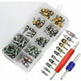 thumbnail image 1 of AC Service Valves, Air Conditioning Valve Core Kit, Refrigerant Valve Core Leak Fix, Durable And Long-Lasting Components, Easy Installation For R12 R134a Compatibility, 1 of 5
