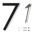 thumbnail image 1 of Números para casa REINCARVATION de metal negro de 30 cm, resistentes al óxido, 1 of 9