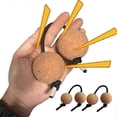 thumbnail image 5 of unique Shaker 2 Pairs Cork Kashaka Shaker Asalato Ball Instrument Percussion Instrument Classical African, 5 of 5