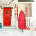 thumbnail image 2 of Oneshrt Upright Extra Large Christmas Tree Storage Bag - Holiday Tree Cover for Christmas Trees or Topiary Trees - Long-last, Lightweight, Convenient, Waterproof Xmas Storage Bag (Red, 9 ft), 2 of 7