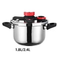 thumbnail image 5 of Billuyoard Olla a presión de acero inoxidable pequeña olla a presión de acero resistente al desgaste antirayaduras válvula autoblocante Cocina y Comedor, 5 of 5