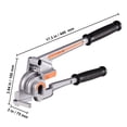 thumbnail image 2 of KFFKFF Pipe and Tube Bender, Dimensions: 1/4", 3/8", 1/2" OD, 3-in-1 Hand Operated Tube Bender, 180° Bend for Copper and Aluminum Pipes, Ideal for HVAC and Refrigeration System Maintenance, 2 of 9
