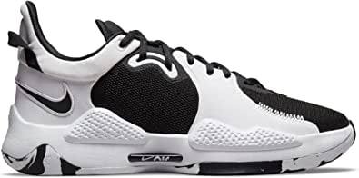 Nike PG 5 - Mens Basketball Shoes - Black/White, Size 7.5