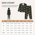 thumbnail image 4 of Vsdgher Happy New Year Pajamas Set Long Sleeve Sleepwear Womens Button Down Nightwear Pj Sets-Small, 4 of 7
