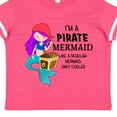 thumbnail image 4 of Inktastic I'm a Pirate Mermaid-like a Regular Mermaid, Only Cooler Boys or Girls Toddler T-Shirt, 4 of 5