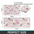 thumbnail image 7 of Pioneer Flower Floral Print Pattern Kitchen Rugs Sets Of 2,Anti Fatigue Kitchen Mat Rugs Non Slip Washable,Decorative Kitchen Floor Mats for Kitchen,Sink,Laundry,17"x30"+17"x47", 7 of 7