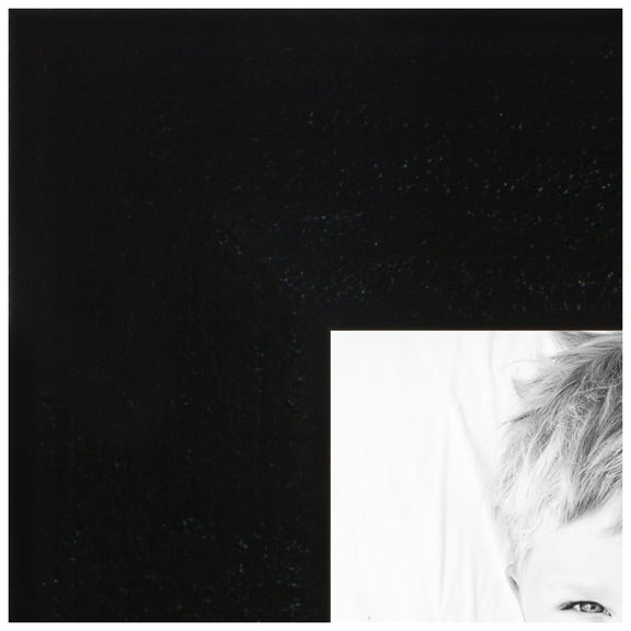 ArtToFrames 17x33 inch Black Picture Frame, Black Wood Poster Frame (4112)