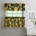 thumbnail image 2 of Farmhouse Wildflower Curtains 24 Inch - 3 Panel Vintage Country Set with Bohemian Floral Print, Rod Pocket Window Treatment, 2 of 6