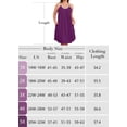 thumbnail image 3 of SHOWMALL Sleeveless Nightgowns for Plus Women Sleepwear Wide Strap Sleep Shirt Pleated Scoopneck Lounge Dress with PocketsDusty Blue Daisies 4X, 3 of 7
