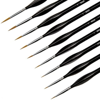 Detail Paint Brushes Set 9Pcs Miniature Brushes,Suitable For Acrylic  Painting, Oil, Watercolor, Paint By Numbers