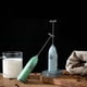 thumbnail image 1 of Mini Electric Milk Fruser - Batedor de mano de acero inoxidable para café, matcha y batidos de proteínas, 1 of 2