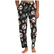MJC International Nightmare Before Christmas Black Fleece Lounge Sleep Pants - Small