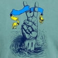 thumbnail image 3 of CafePress - Pro Ukraine Support Ukrainian Flag Peace S T Shirt - Mens Comfort Colors Shirt, 3 of 5