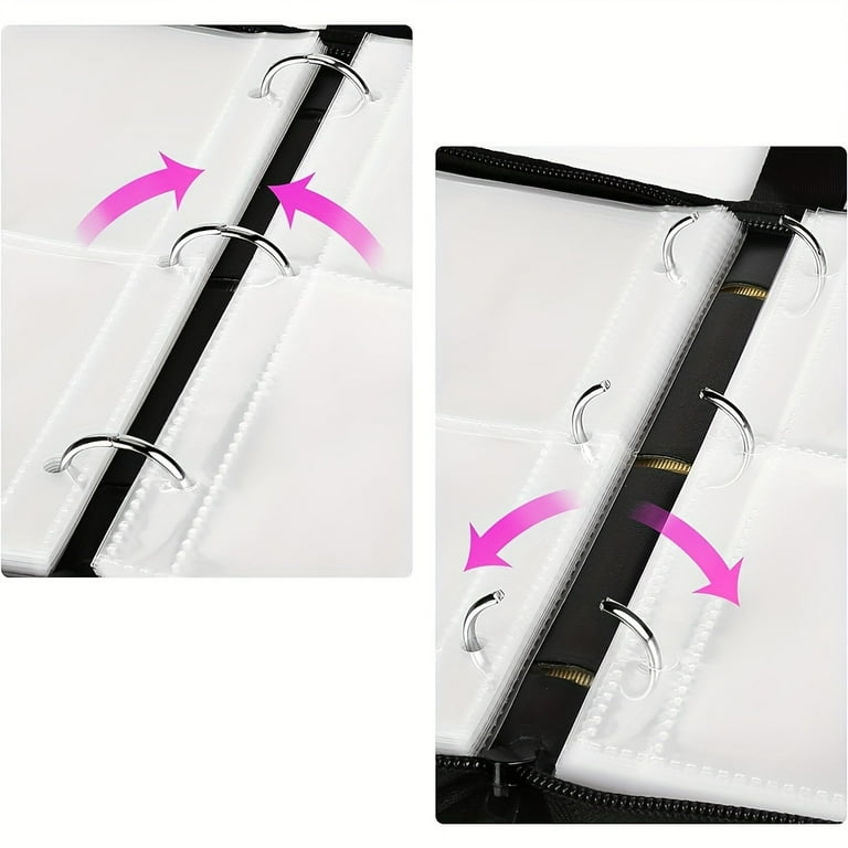pokemon card binder for sale Amazon.com: Football Card Binder, Trading Card Binder 4 Pocket with 50  Removable Sleeves Fits 400 Sport Cards, 3 Ring Card Holder Binder with  Zipper, Collector Storage Album : Toys & Games