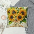 thumbnail image 2 of Nawypu  Sunflower Home Sweet Home Bless This Home Summer Throw Pillow Covers, Yellow Cushion Case for Sofa Couch, 2 of 5