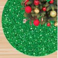 thumbnail image 1 of Falda para árbol de Navidad FANPROMS, lentejuelas verdes, 53 cm de diámetro, 1 of 7