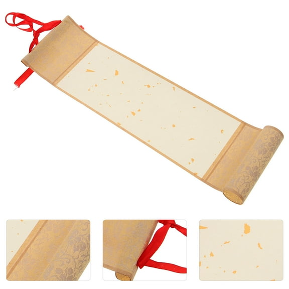 MLINS 1 Roll Calligraphy Blank Hanging Scroll Paper Calligraphy Paper Chinese Calligraphy Accessory