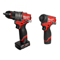 thumbnail image 2 of Milwaukee M12 FUEL 2-Tool Combo Kit (3497-22) – 1/2 in Hammer Drill and 1/4 in Impact Driver, (2) Batteries, Charger and Bag, 2 of 7