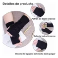 thumbnail image 2 of 4 Par Guantes Sin Dedos Mujer Invierno Frío Regalos Navidad, 2 of 8