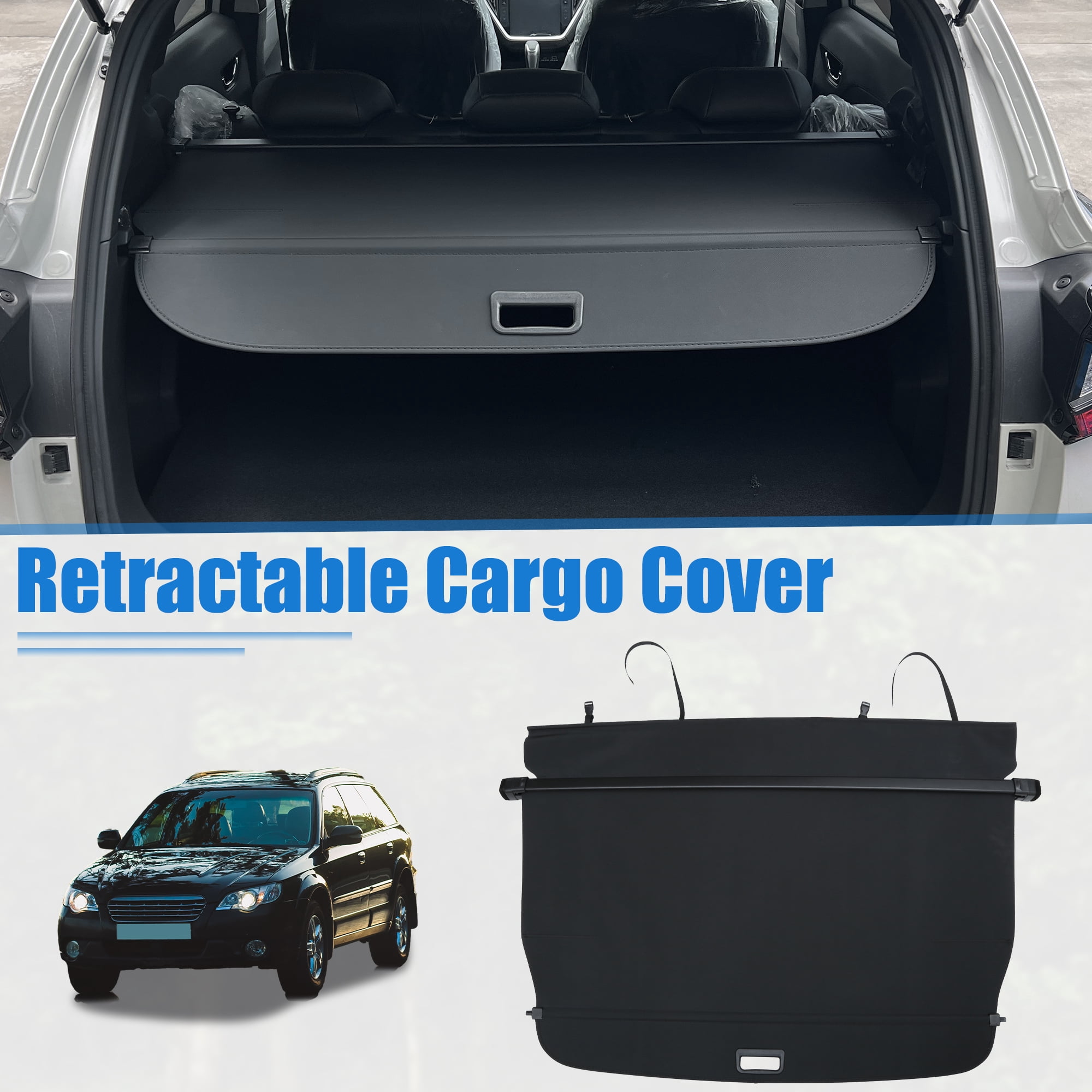 Unique Bargains Retractable Cargo Cover for Subaru Outback 2010-2014 Waterproof Shade