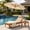 Brown, variant on DRNANLIT Acacia Wood Chaise Lounge, Outdoor Sun Lounge Chair with Adjustable Backrest & Head Pillow, Patio Recliner Set for Poolside Backyard, Brown, 2-Piece