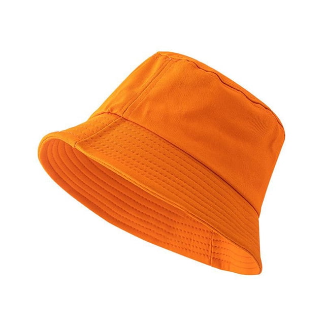 Jumpingount Sombrero de cubo para mujer, ala ancha, Color sólido, para playa, viaje, sol, lavable, para exteriores, decorativo, para niña, pescador, Sombreros NO12 Jumpingount AP001828-19