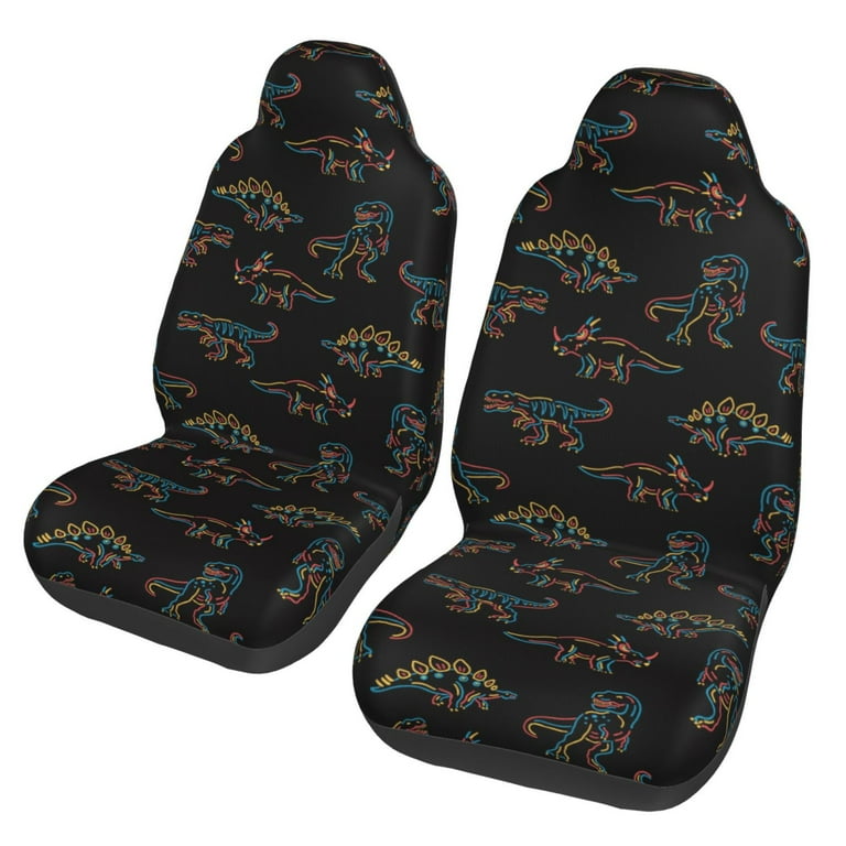 Colorful Dachshund Car Seat Cover (Set of 2) Colorful Dachshund Car Seat Cover (Set of 2)