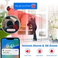 thumbnail image 3 of Cámara de seguridad GUOANVISION S700 1080P 5G/2.4G IP66 impermeable, 3 of 7