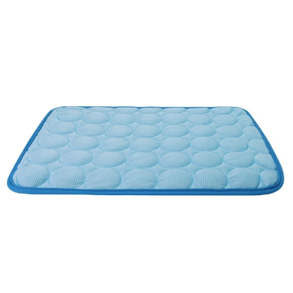 Dog Cooling Mat Cooling Pad Bed for dogs and cats Kennel Pad Breathable Pet Dog Machine Washable - blue S