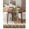 thumbnail image 6 of Hokiten Table Runners 120 Inches Long Dress Scarves, Wildflowers Botanical Farmhouse Coffee/Dining/Kitchen Table Runner for Living Room, Oil Painting Pastoral Flowers 13x120 Inch, 6 of 7