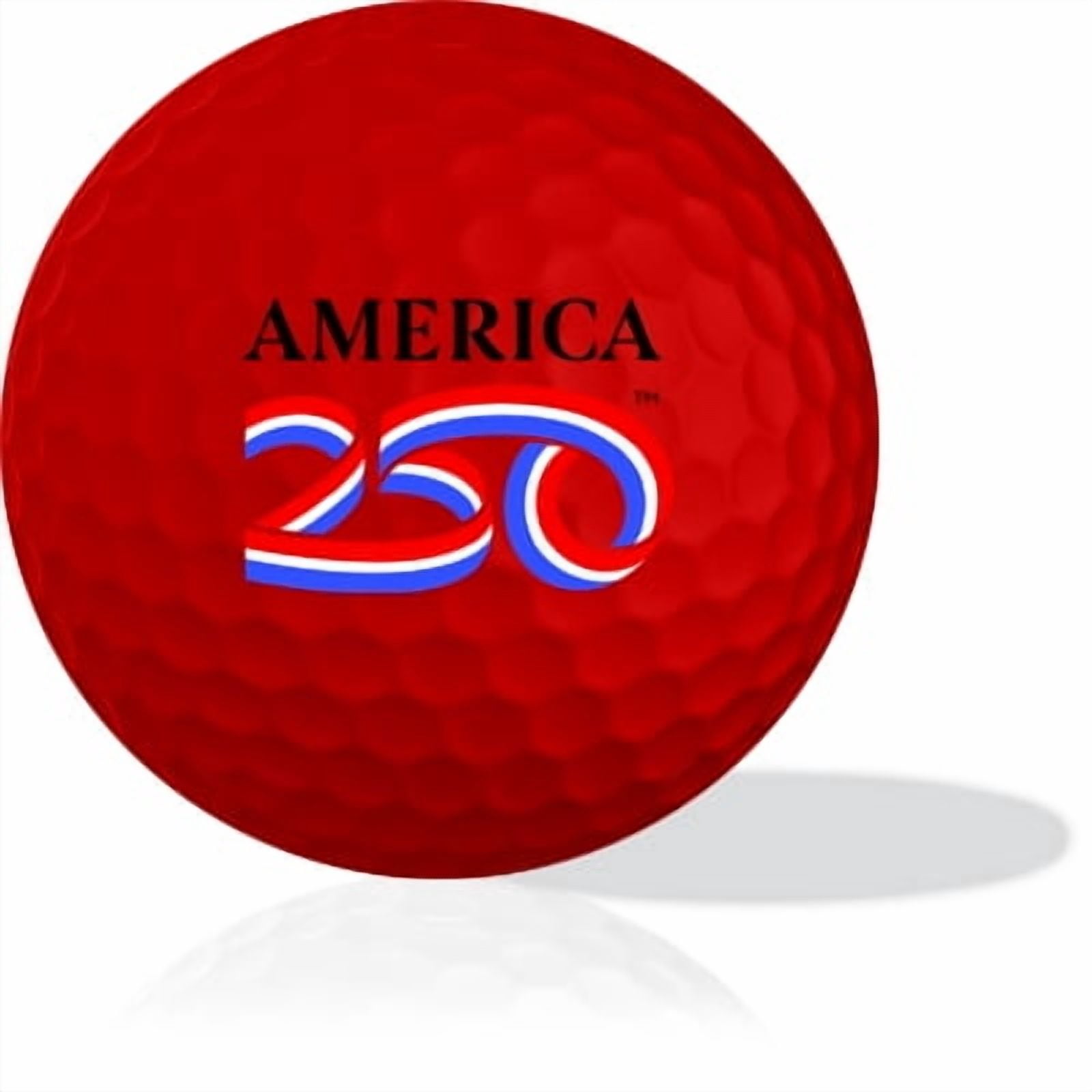 America 250 Red, White and Blue Golf Balls, 12 Pack by GBM GOLF