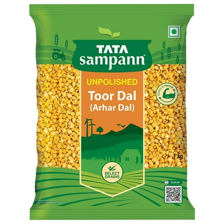 Tata Sampann Unpolished Toor Dal/ Arhar Dal 1kg