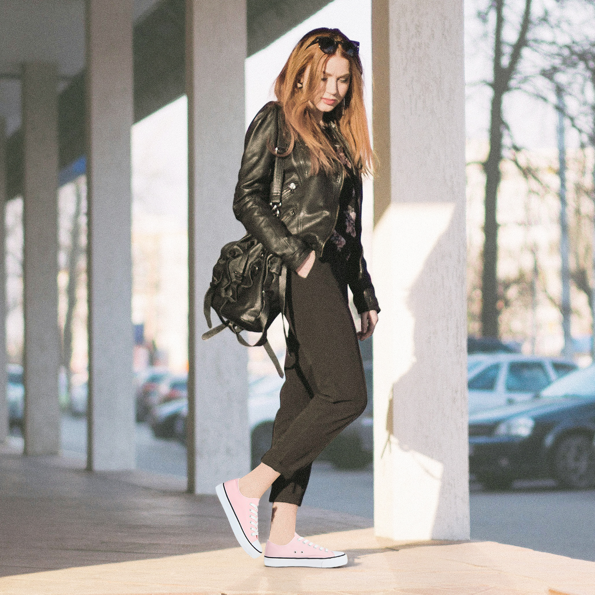 Aomais Women's Canvas Lace-Up Sneakers photo 5