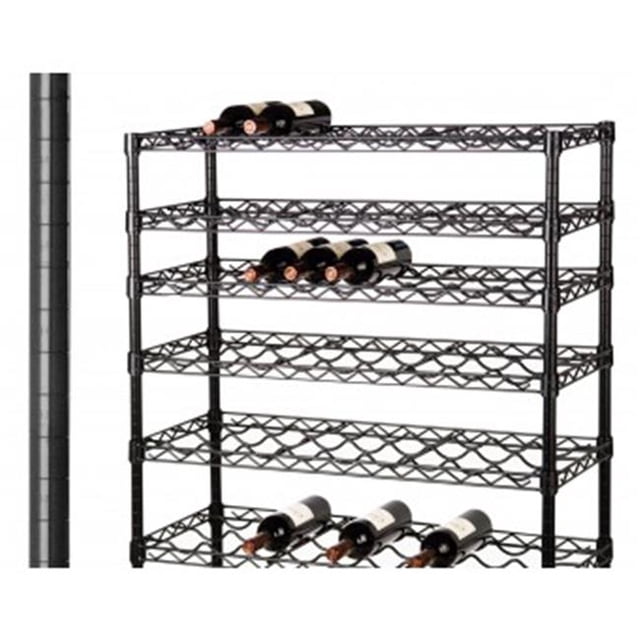 Focus Foodservice FG015BK 15 in. black epoxy post