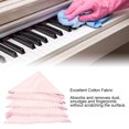 thumbnail image 3 of 5PCS Piano Cleaning Cloths, Cotton Fabric Polishing Cloths Instruments Cleaning Cloths, Musical Instruments Polishing Cleaning Cloth for Guitar Bass Violin, 3 of 7