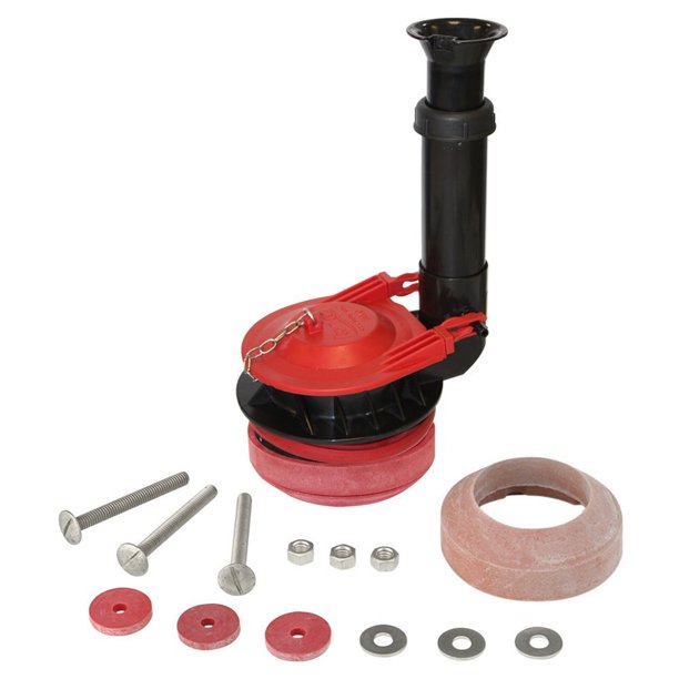 Korky 5030BP Universal Toilet Flush Valve, Flapper and Tank to Bowl Gasket Kit Includes Most