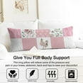 thumbnail image 3 of Tropical Flower Body Pillow Cover 20x54 - Floral Hummingbird Illustration Long Pillow Case with Zipper - Soft Breathable Maternity Pillowcase - Full Body Pillow Protector - Bed Pillow Cover, 3 of 7
