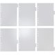 thumbnail image 1 of Divisores de carpeta de PVC transparente con agujeros Divisores de índice de papel transparente Divisores de índice A5 para cuaderno Diario Diario Bloc de notas Memo Bloc de notas Juego de 6 Ormromra CZBG-HY109, 1 of 8