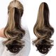 thumbnail image 1 of Mitrygreen Extensión de cola de caballo con clip de garra de 18.0 in con clip en extensiones de pelo ondulado de cola de caballo largas colas de caballo para extensiones de mujer postizo ondulado marr, 1 of 5
