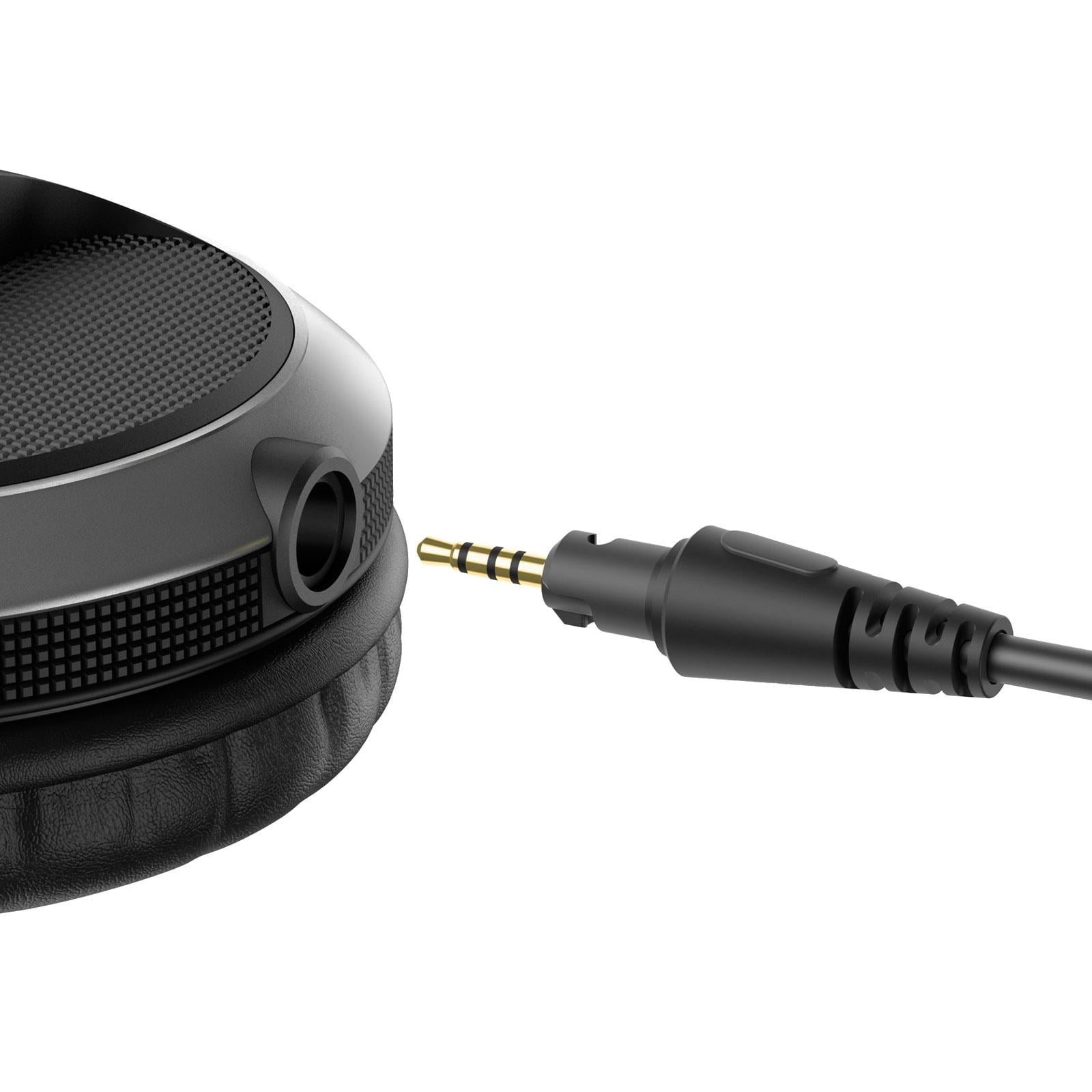 Pioneer DJ HDJ-X5 Over-ear Silver DJ Headphones with Headphone 