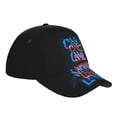 thumbnail image 3 of XMXT Baseball Cap, Eat Sleep Games Print Pattern Sun Hats for Men, One Size Black, 3 of 9