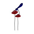 thumbnail image 1 of Flower Pot Decorated With Iron-Dragonfly Garden Decoration Insert Outdoor Props, 1 of 6