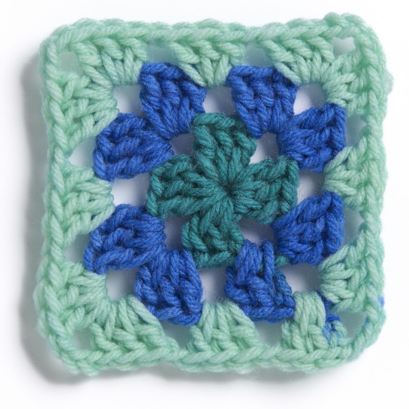 Red Heart® All In One Granny Square Petite™ #4 Worsted (Medium) Acrylic Yarn, Snazzy 8.8oz/250g 440 Yards (3 Pack)