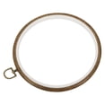 thumbnail image 1 of Unique Bargains 8' Rubber Round Embroidery Hoop Frame Cross-Stitch Ring, 2 Pack, 1 of 5