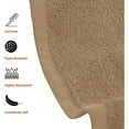 thumbnail image 2 of J&V TEXTILES 6 Pack Bath Towel Set 27 x 52 Inches, 500 GSM 100% Ring Spun Cotton Medium Lightweight and Highly Absorbent Quick Drying, Premium Towels for Hotel, Spa and Bathroom Taupe, 2 of 3