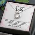 thumbnail image 3 of To My Wife Mother of My Children Forever Necklace w Message Card, 3 of 7