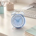 thumbnail image 2 of Unique Bargains Gradients Alarm Clock with Dual Bells Blue 4.6"L x 2.2"W x 6.3"H, 2 of 5